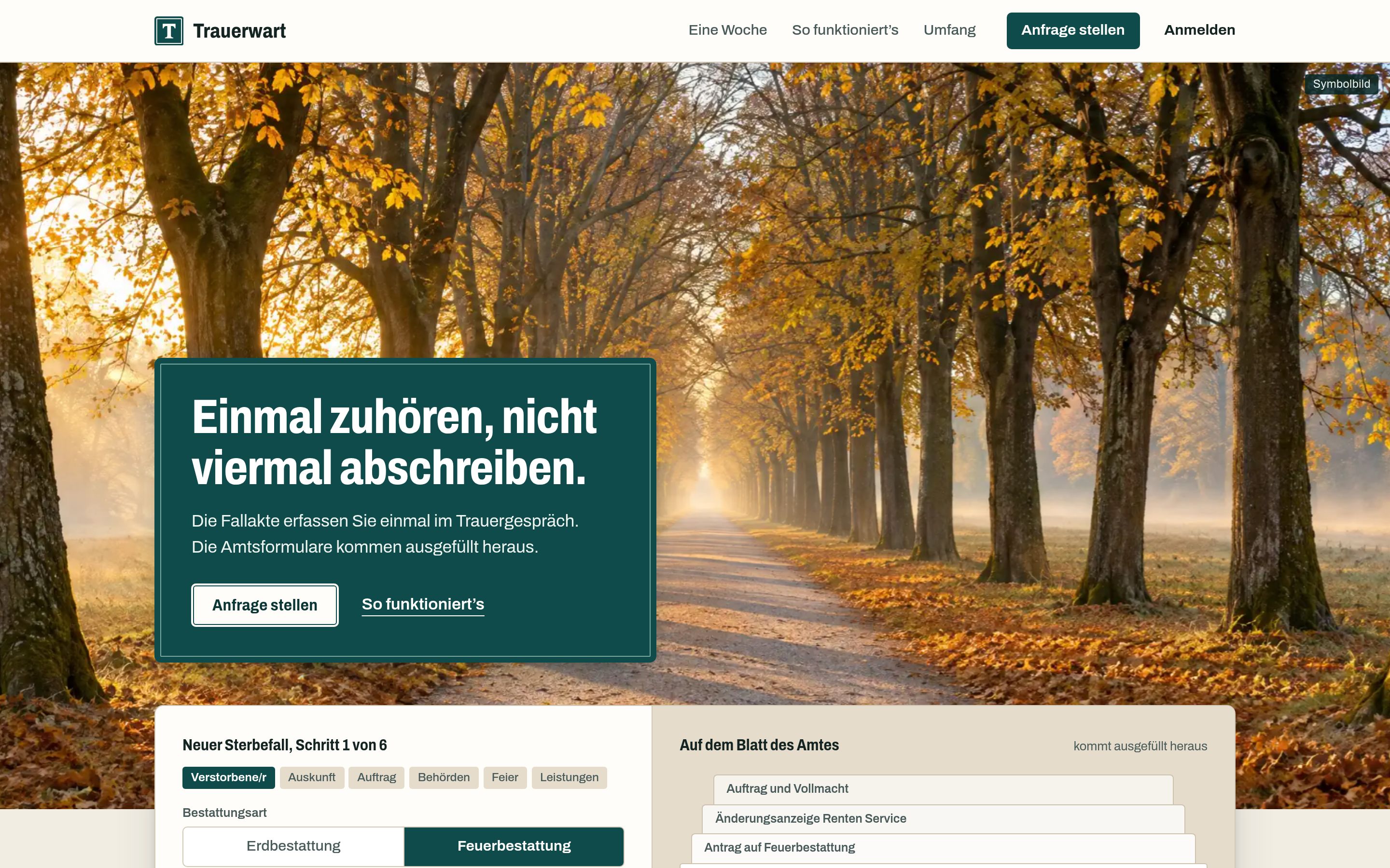TRAUERWART Bestattersoftware