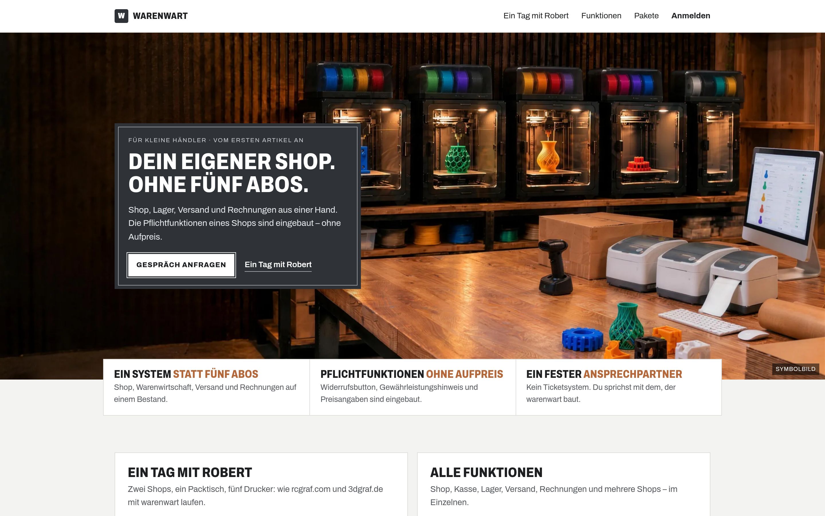 WARENWART Shop und Warenwirtschaft für kleine Händler